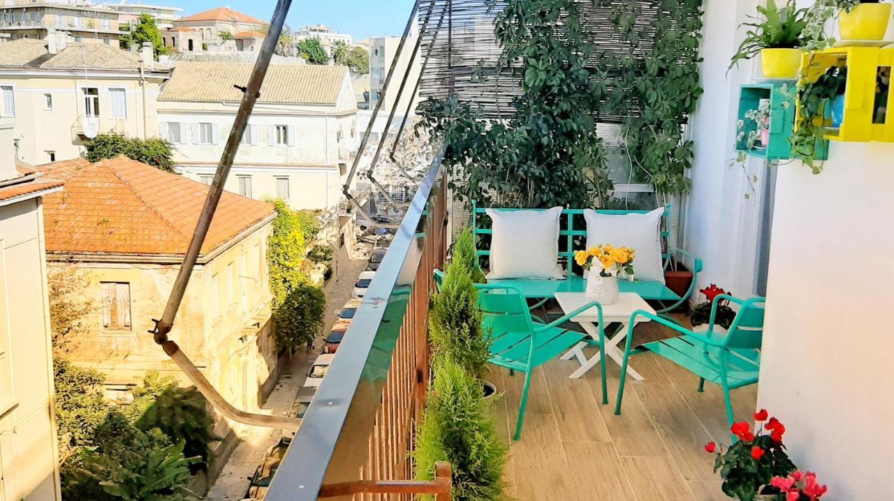 Aay- Best Corfu Town & Sea Apart 2Bedroom Renovated + Lift / Comfy&Design+Wifi المظهر الخارجي الصورة