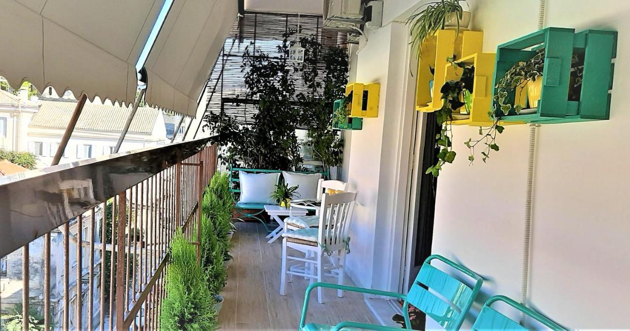 Aay- Best Corfu Town & Sea Apart 2Bedroom Renovated + Lift / Comfy&Design+Wifi المظهر الخارجي الصورة